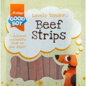 Good Boy Beef Strips, 80g