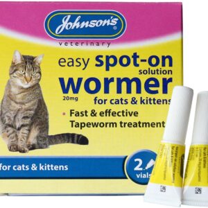 Johnson’s Easy Spot On Wormer for Cats
