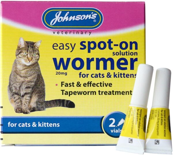 Johnson’s Easy Spot On Wormer for Cats