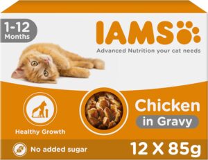 IAMS Delights Complete Wet Cat Food for Kittens Chicken