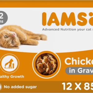 IAMS Delights Complete Wet Cat Food for Kittens Chicken