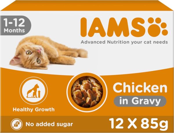 IAMS Delights Complete Wet Cat Food for Kittens Chicken