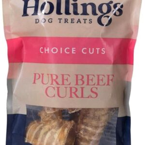 Hollings Beef Curls Dog Treats, All Natural Grain Free