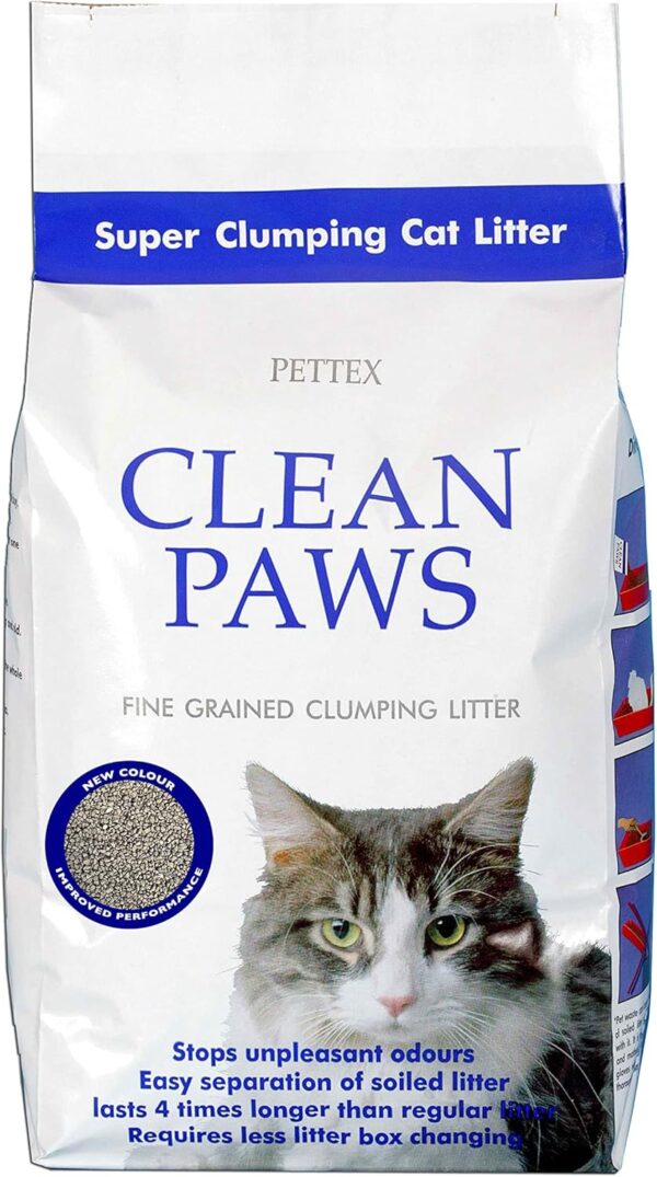 Pettex Clean Paws Super Clumping Ultra Cat Litter 15 kg