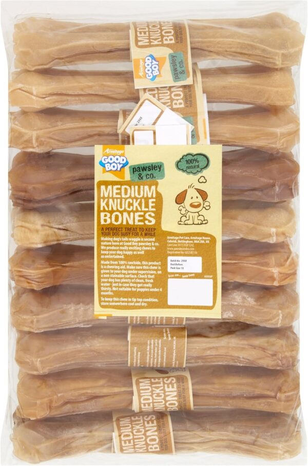 Good Boy Rawhide Knuckle Bones Pack of 10